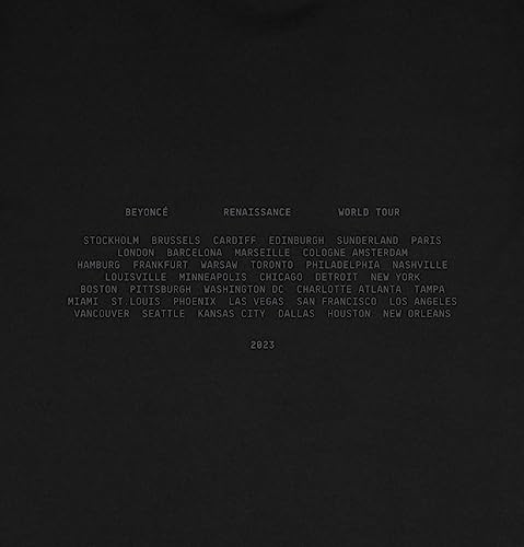 Beyoncé Renaissance T-Shirt, Large Black