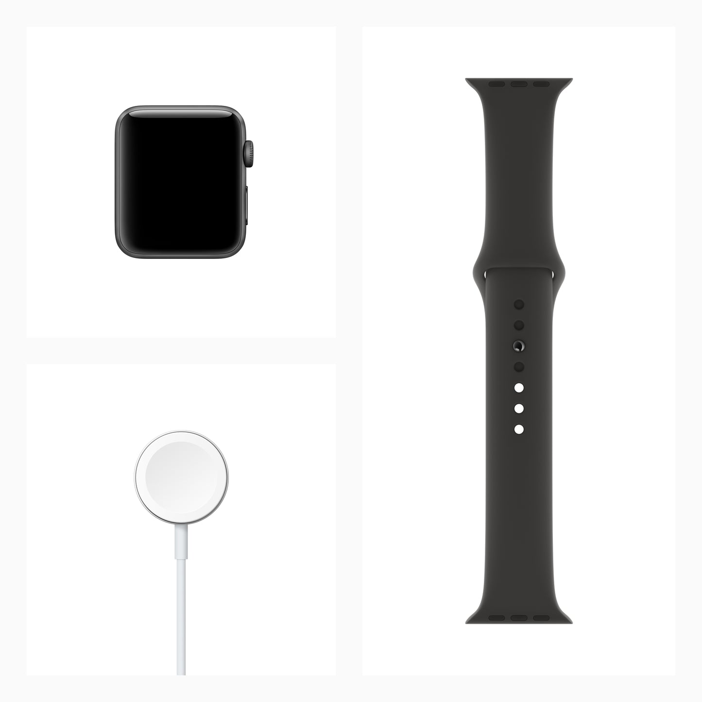 Apple Watch Series 3 GPS Silver - 42mm - White Sport Band
