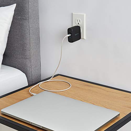 Amazon Basics 30W One-Port GaN USB-C Wall Charger with Power Delivery PD for Tablets