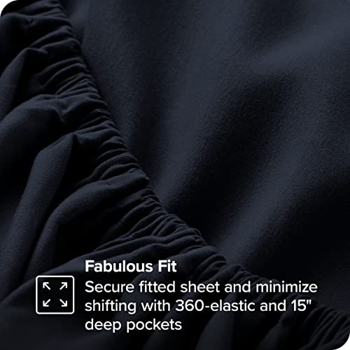 Bare Home Full Sheet Set - 1800 Ultra-Soft Microfiber Full Bed Sheets