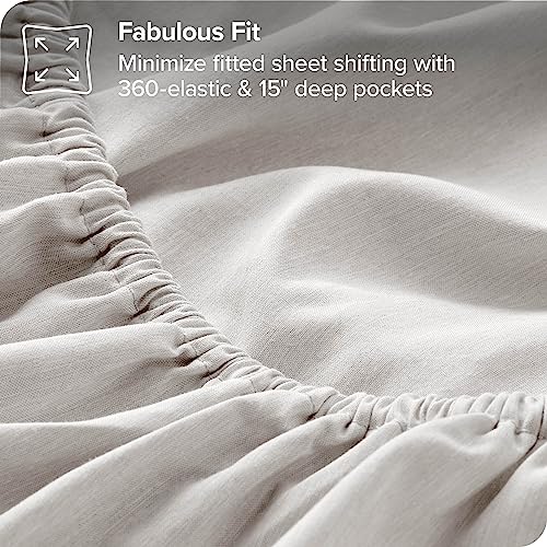 Bare Home Full Sheet Set - 1800 Ultra-Soft Microfiber Full Bed Sheets