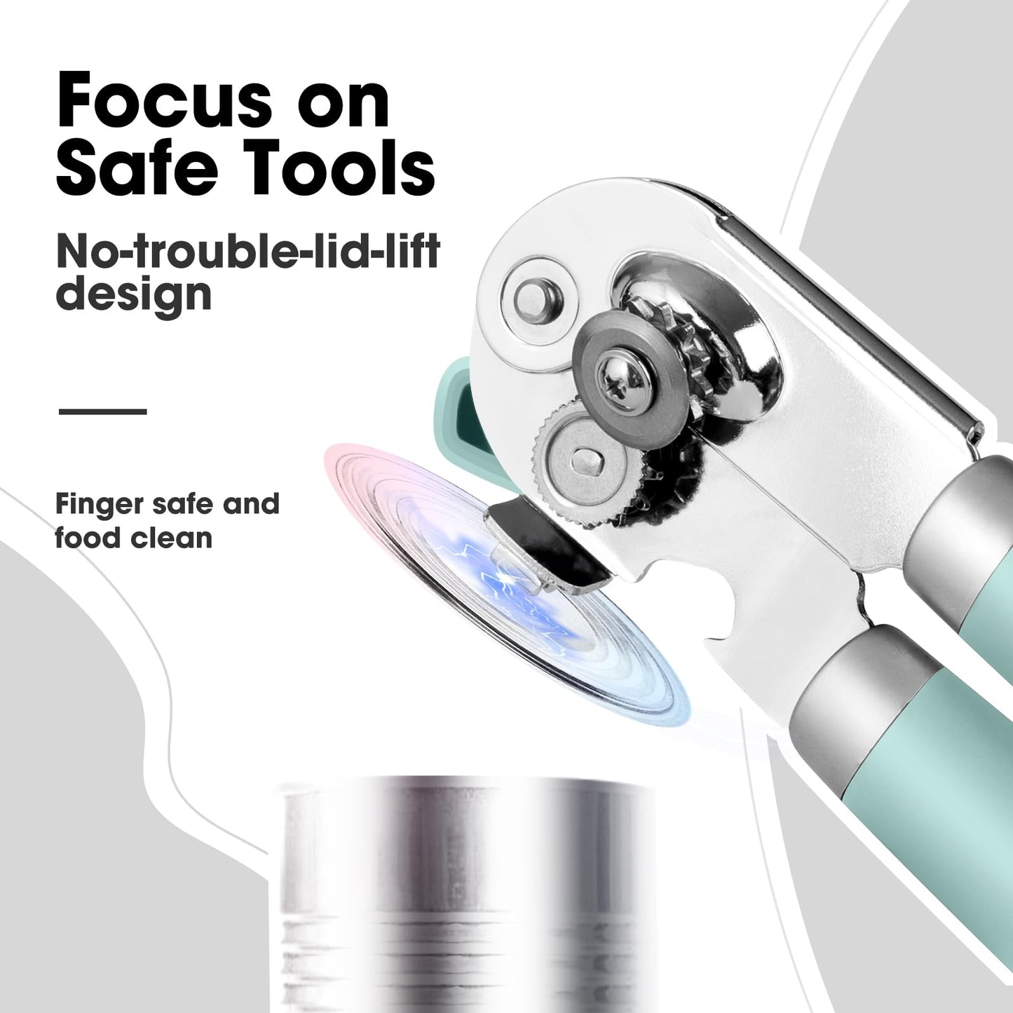 Beneno Heavy Duty Hand Can Opener Manual with Magnet