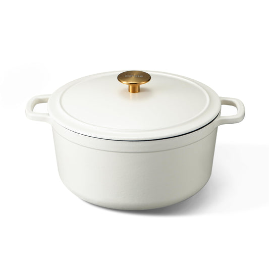 CAROTE 5QT Enameled Cast Iron Dutch Oven Pot with Lid,