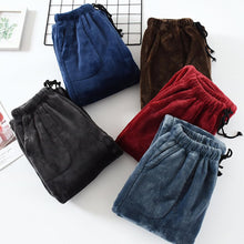 AUPancc Flannel Pajama Pants Women - Fleece Pants with Pockets and Drawstring