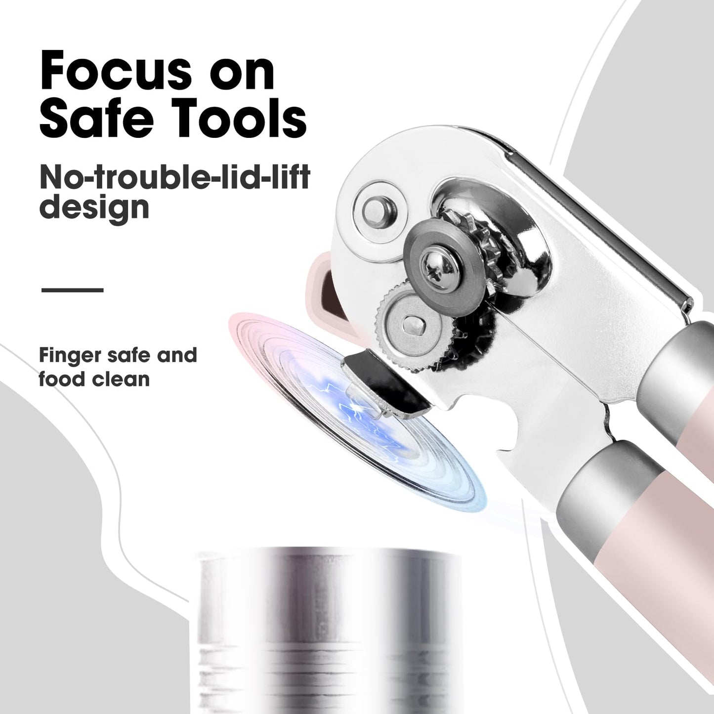 Beneno Heavy Duty Hand Can Opener Manual with Magnet