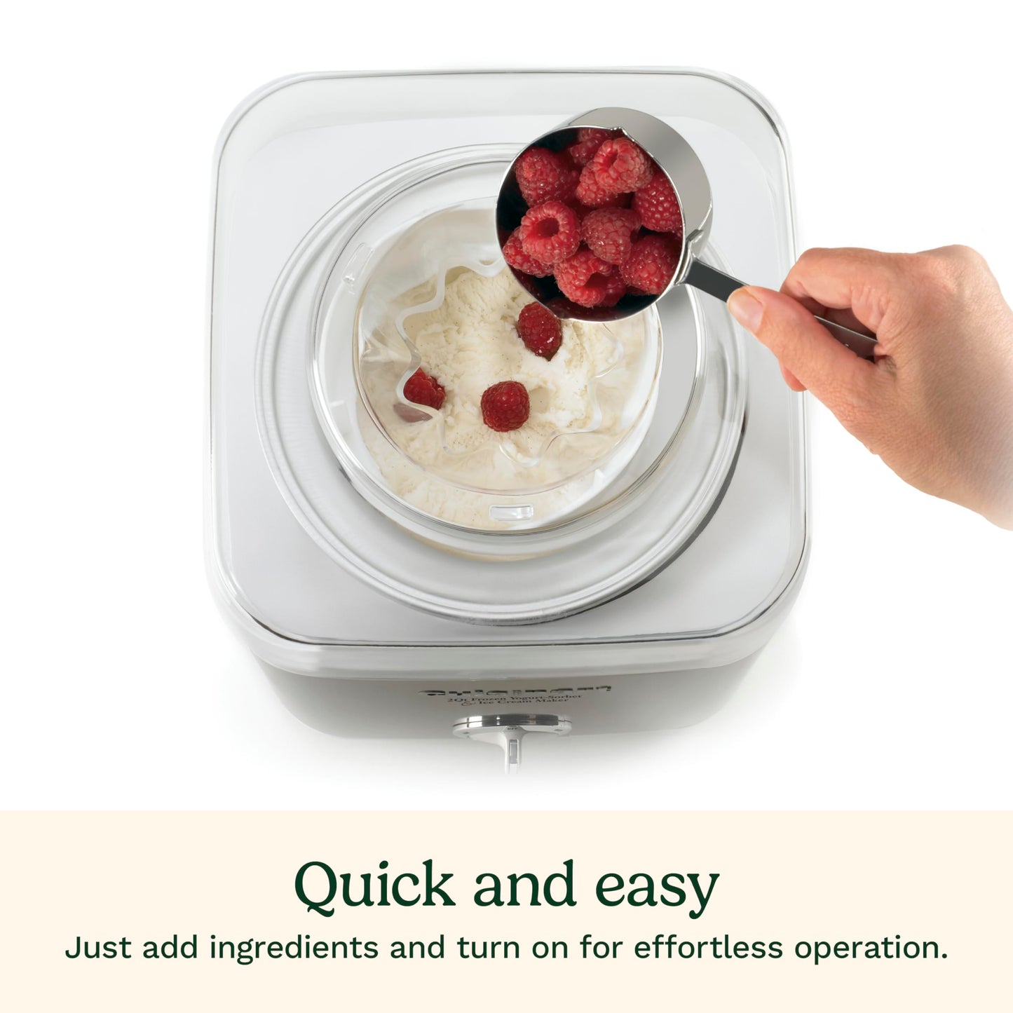 Cuisinart Ice Cream Maker Machine, 2-Quart Ice Cream, Sorbet and Frozen Yogurt Machine