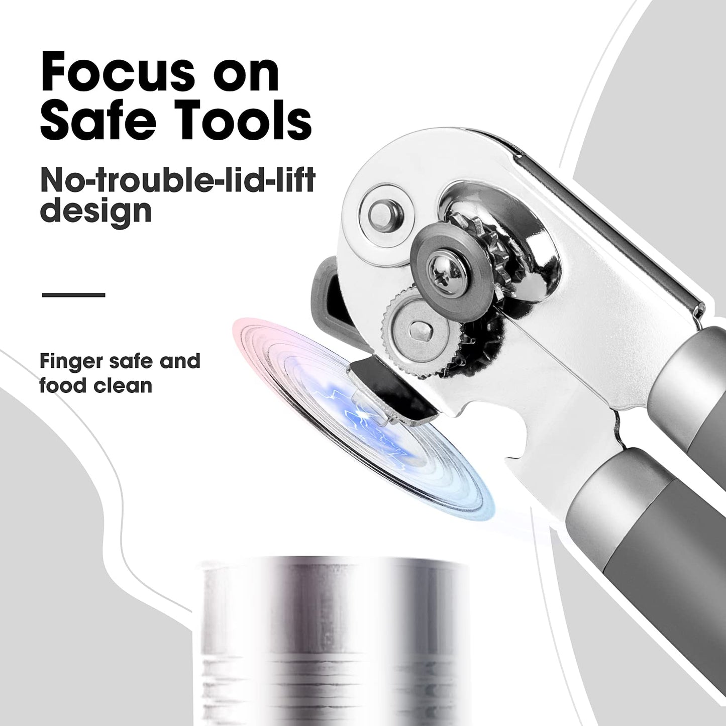 Beneno Heavy Duty Hand Can Opener Manual with Magnet