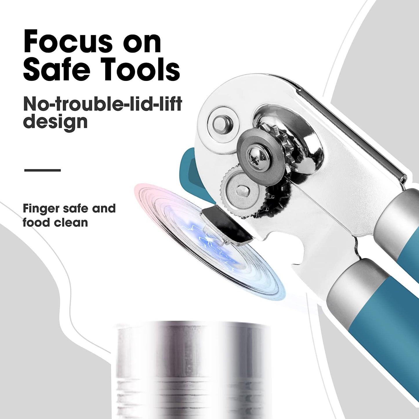 Beneno Heavy Duty Hand Can Opener Manual with Magnet