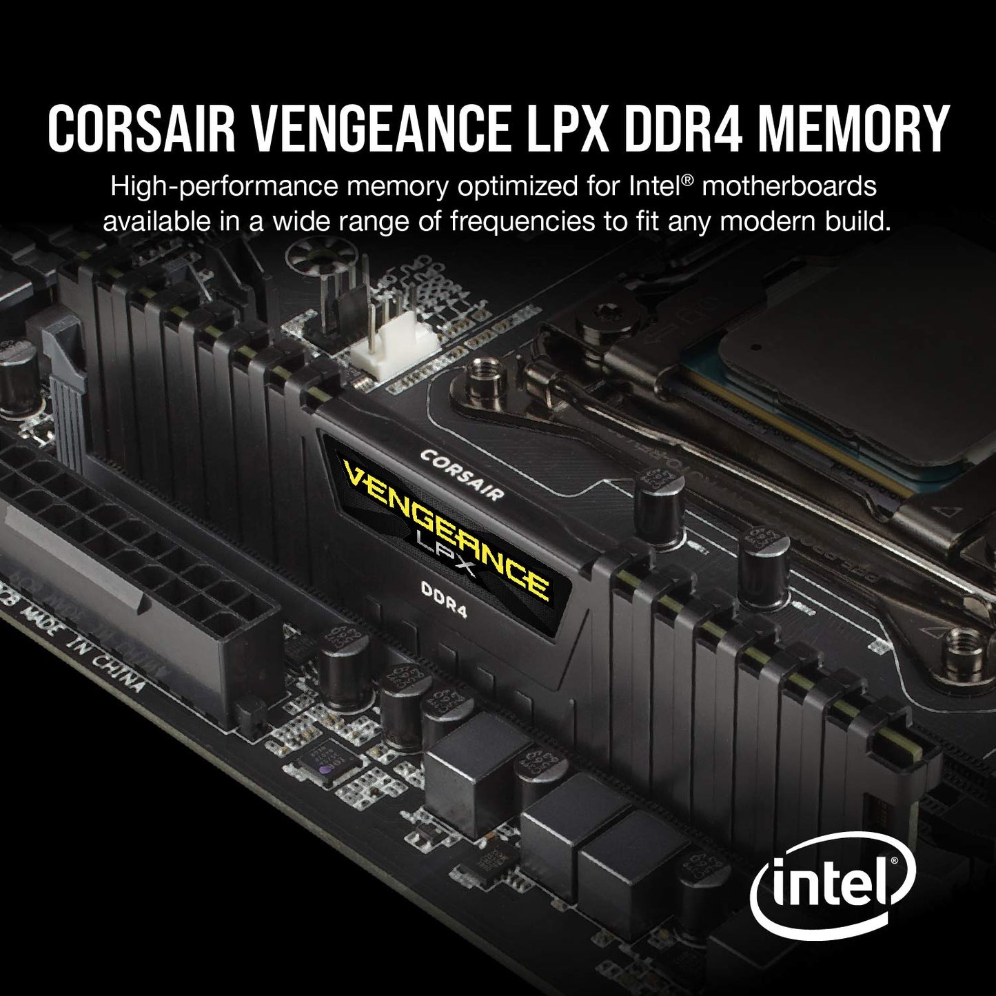 CORSAIR Vengeance LPX DDR4 RAM 32GB (2x16GB) 3200MHz CL16-20-20-38 1.35V