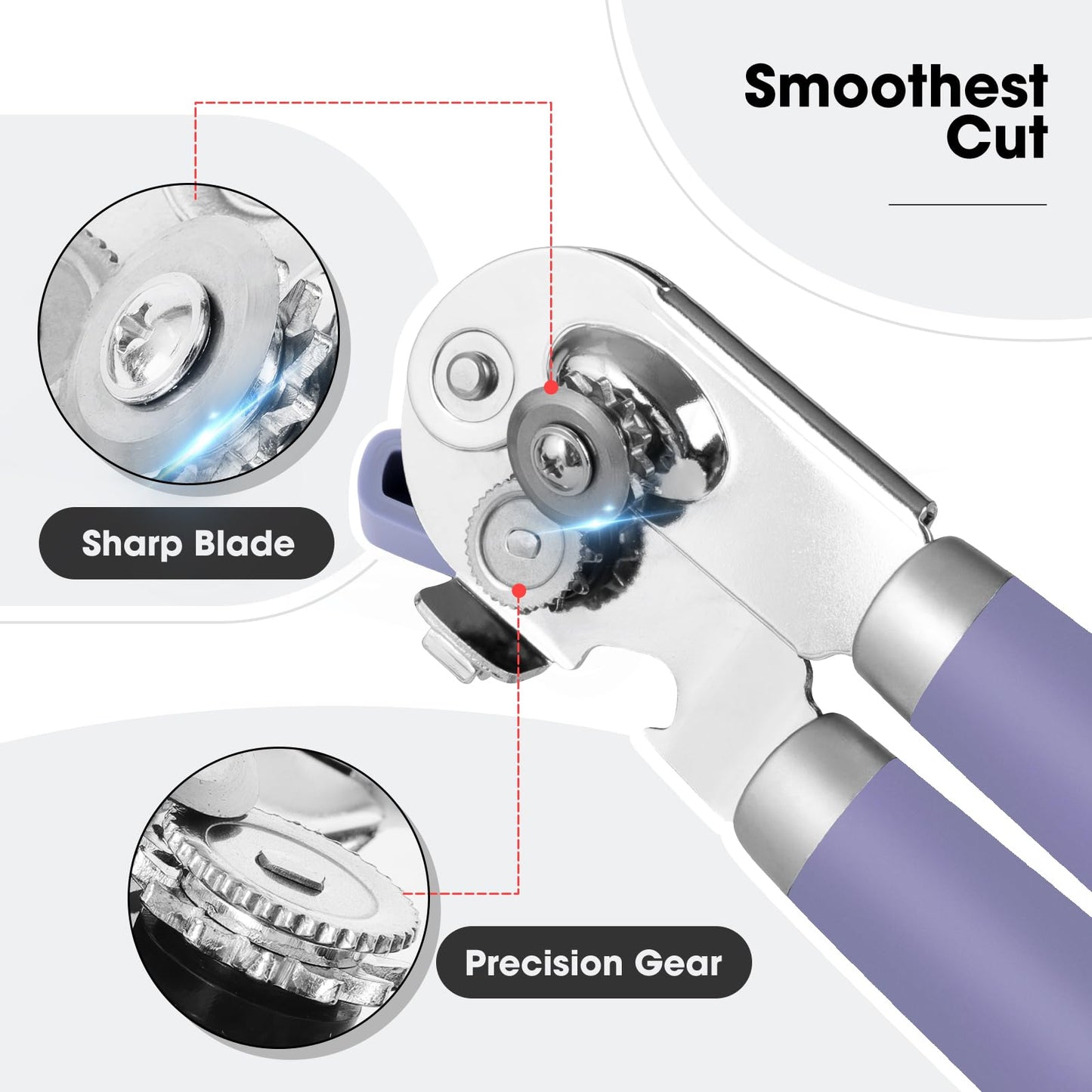 Beneno Heavy Duty Hand Can Opener Manual with Magnet