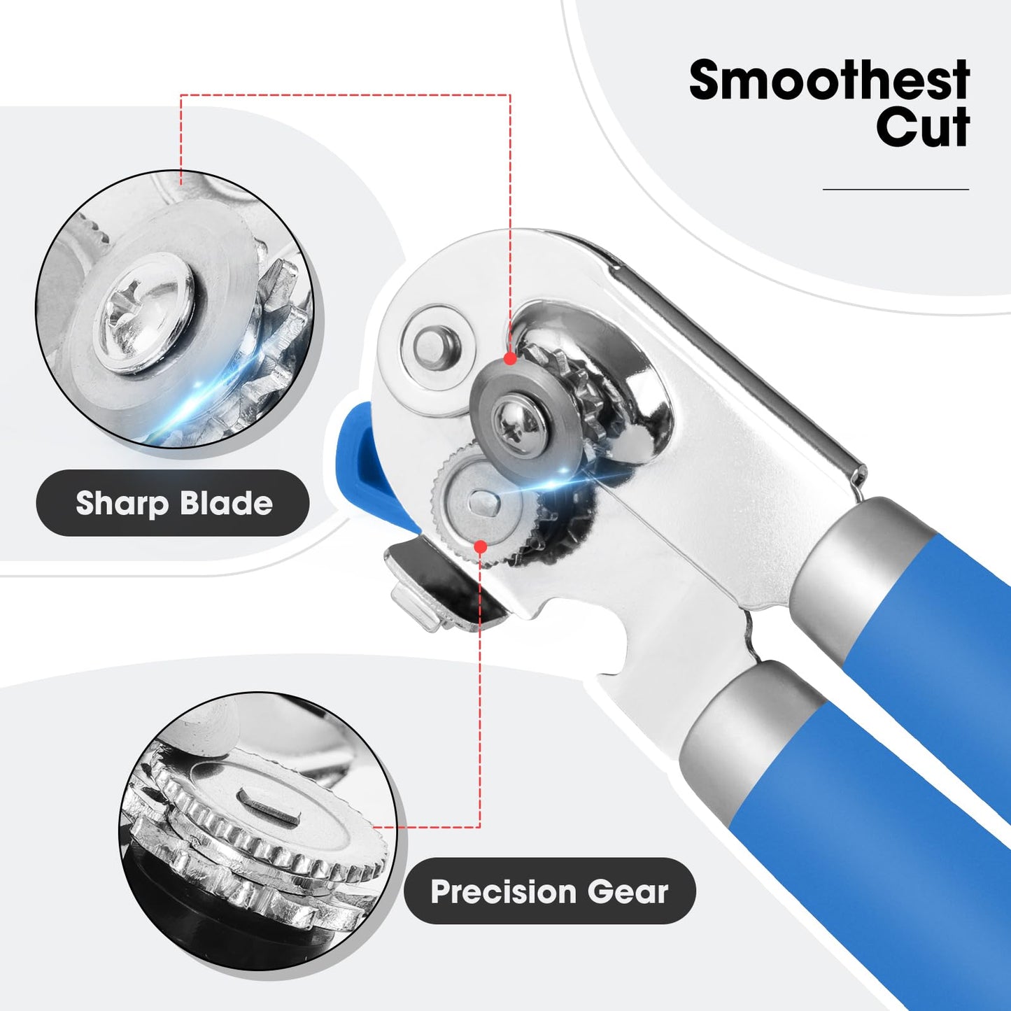 Beneno Heavy Duty Hand Can Opener Manual with Magnet