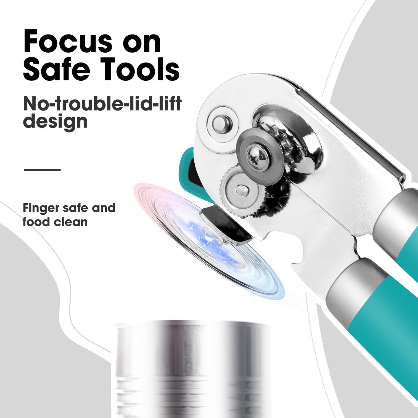 Beneno Heavy Duty Hand Can Opener Manual with Magnet