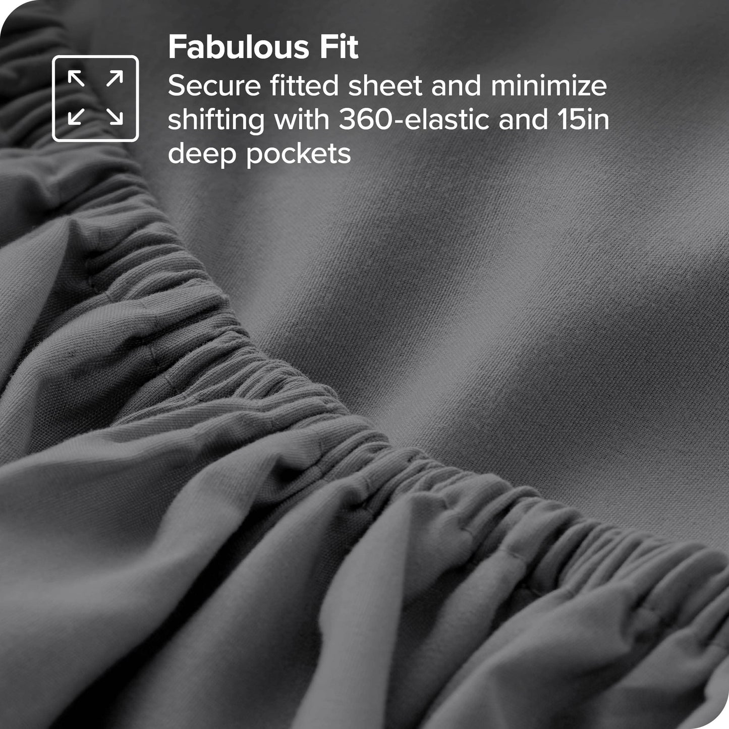 Bare Home Full Sheet Set - 1800 Ultra-Soft Microfiber Full Bed Sheets