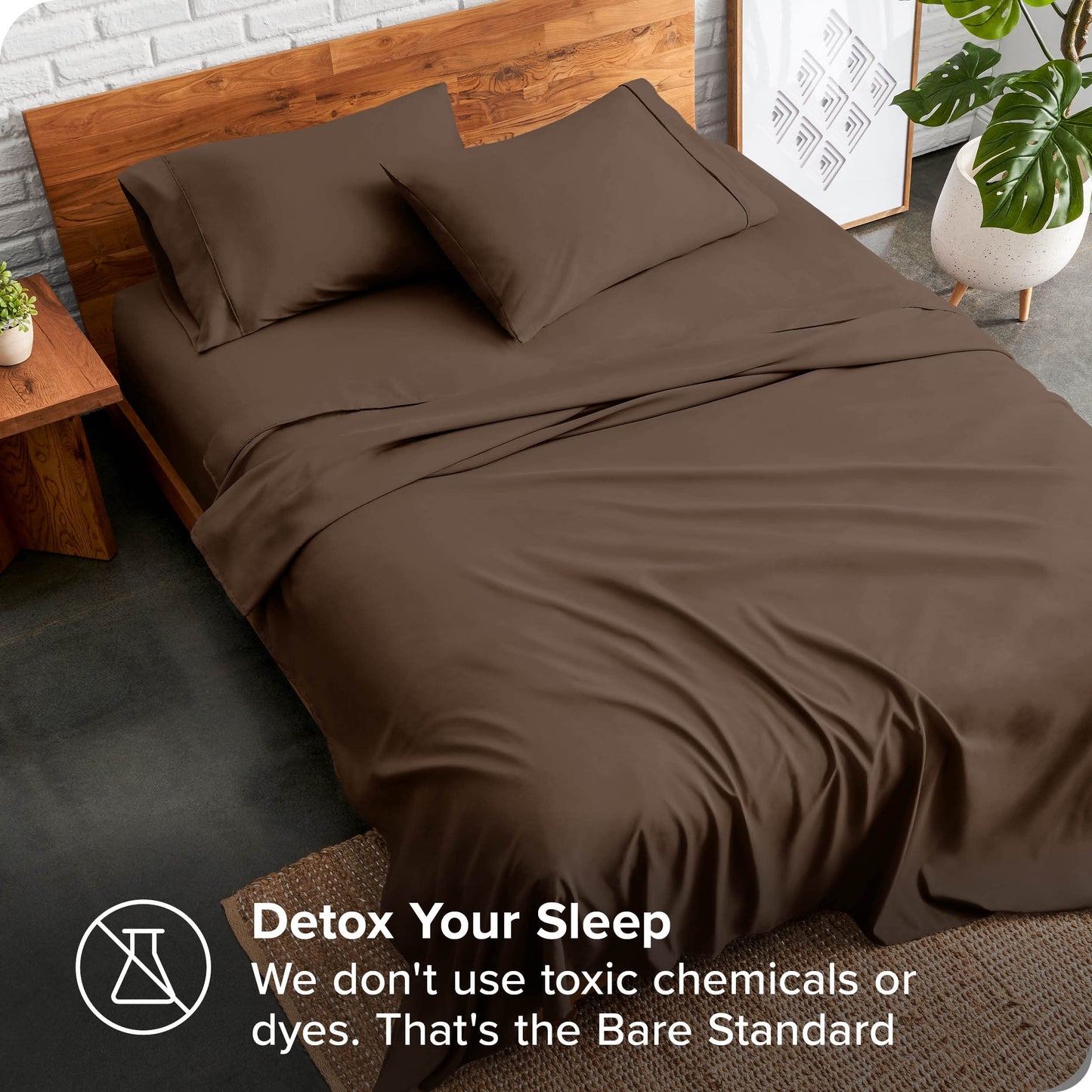 Bare Home Full Sheet Set - 1800 Ultra-Soft Microfiber Full Bed Sheets