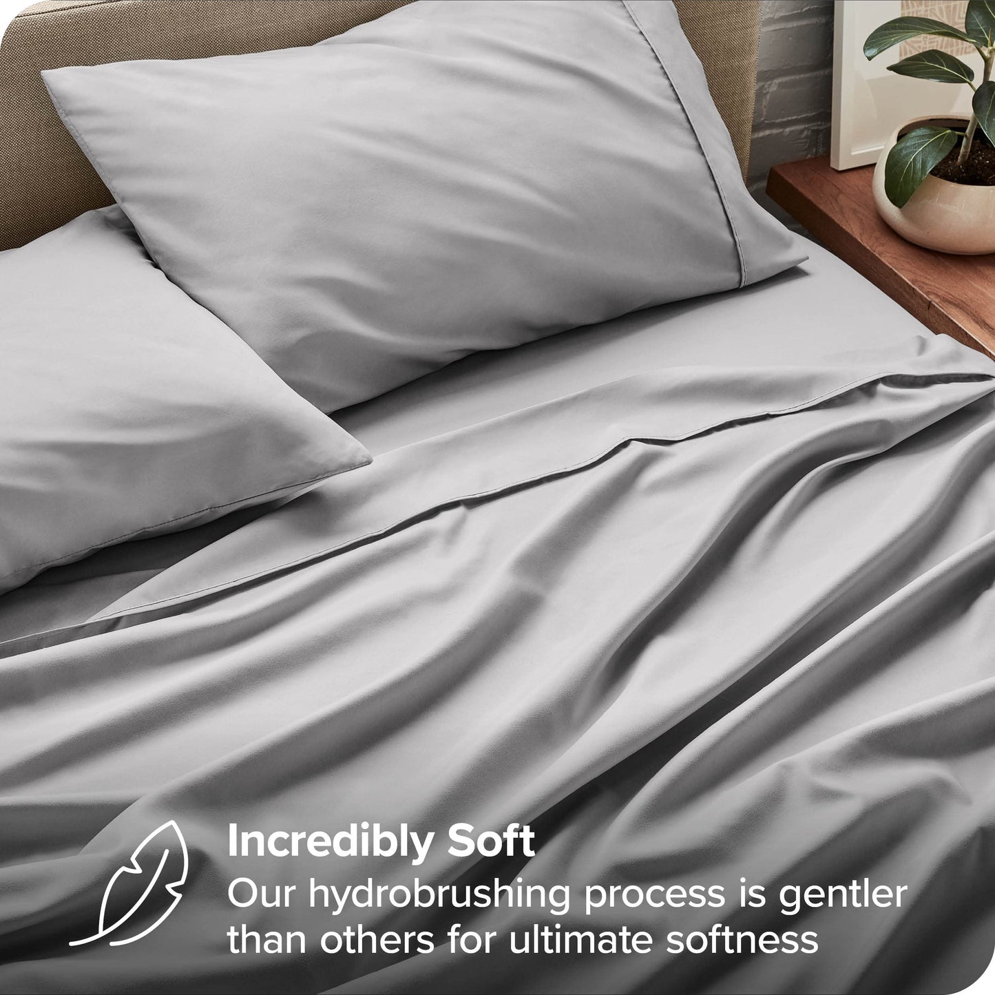 Bare Home Full Sheet Set - 1800 Ultra-Soft Microfiber Full Bed Sheets