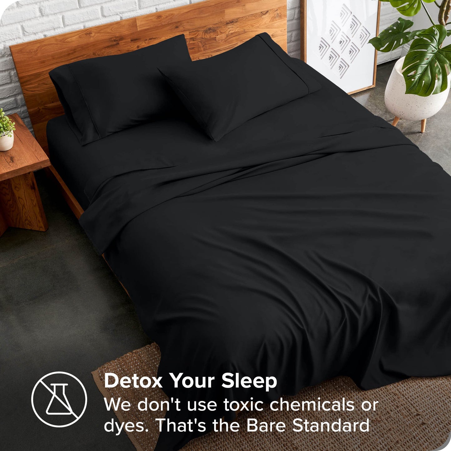 Bare Home Full Sheet Set - 1800 Ultra-Soft Microfiber Full Bed Sheets