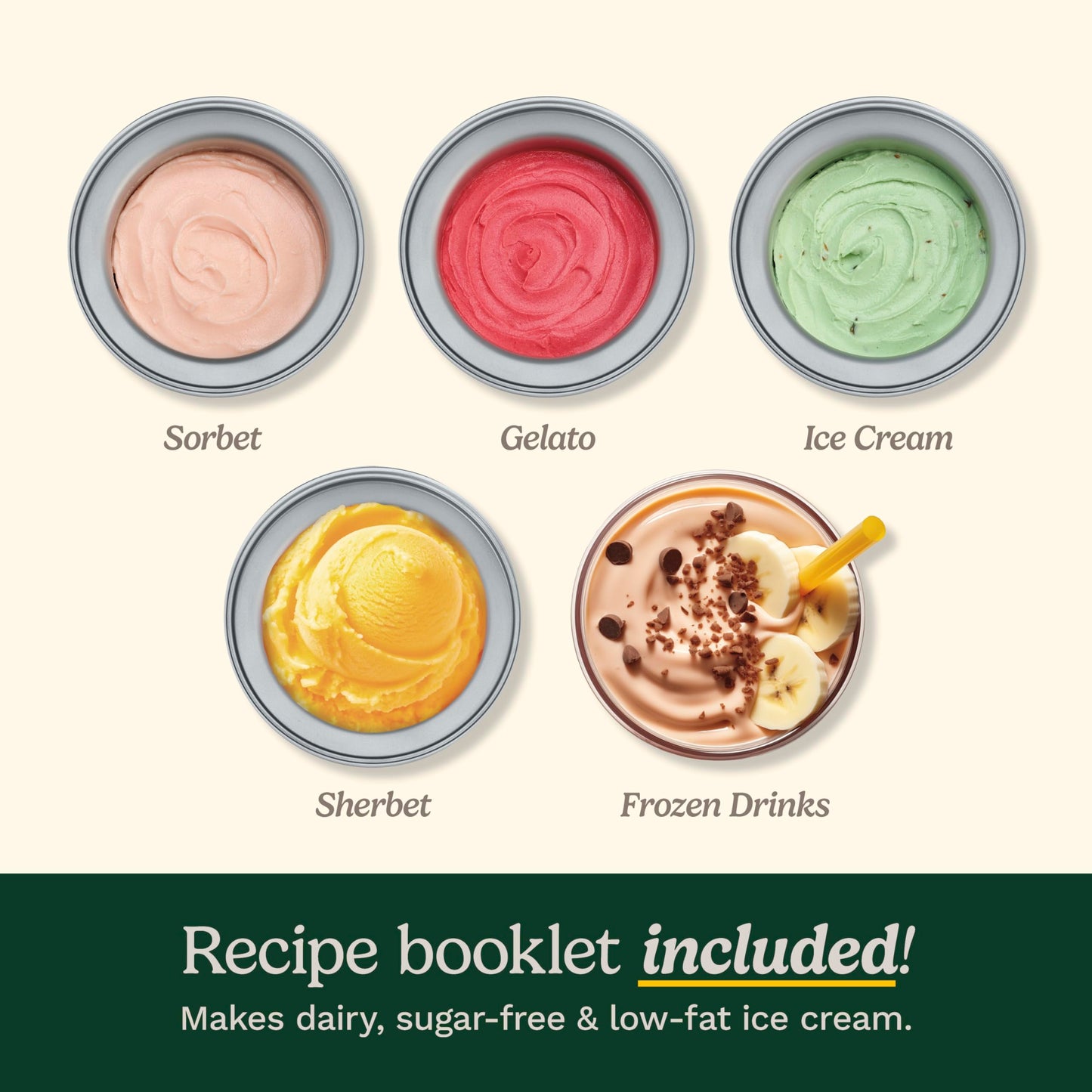 Cuisinart Ice Cream Maker Machine, 2-Quart Ice Cream, Sorbet and Frozen Yogurt Machine