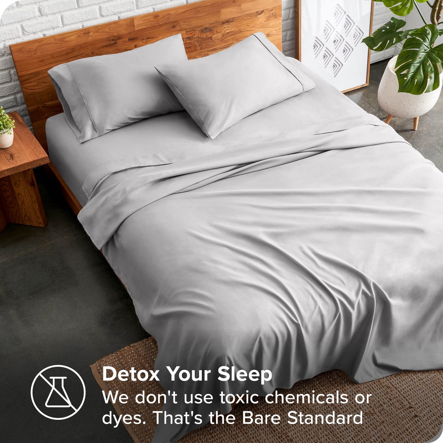 Bare Home Full Sheet Set - 1800 Ultra-Soft Microfiber Full Bed Sheets