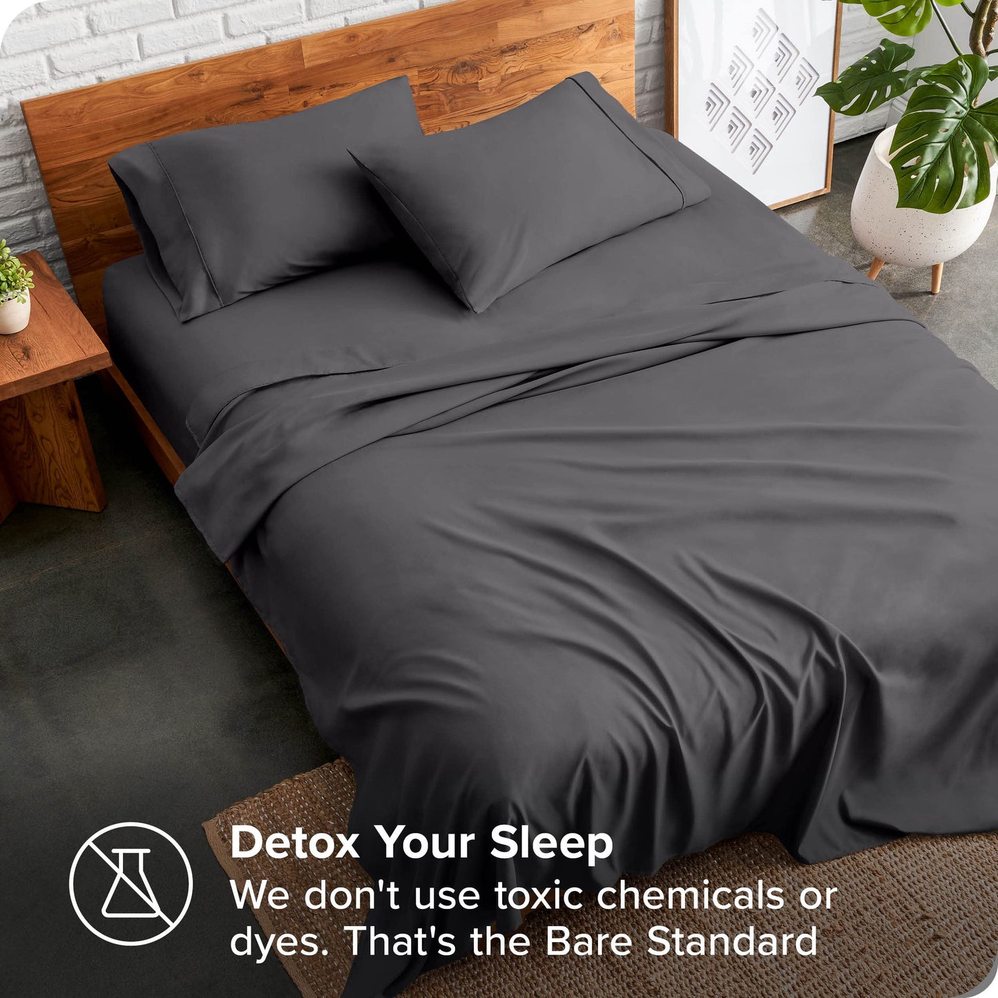 Bare Home Full Sheet Set - 1800 Ultra-Soft Microfiber Full Bed Sheets