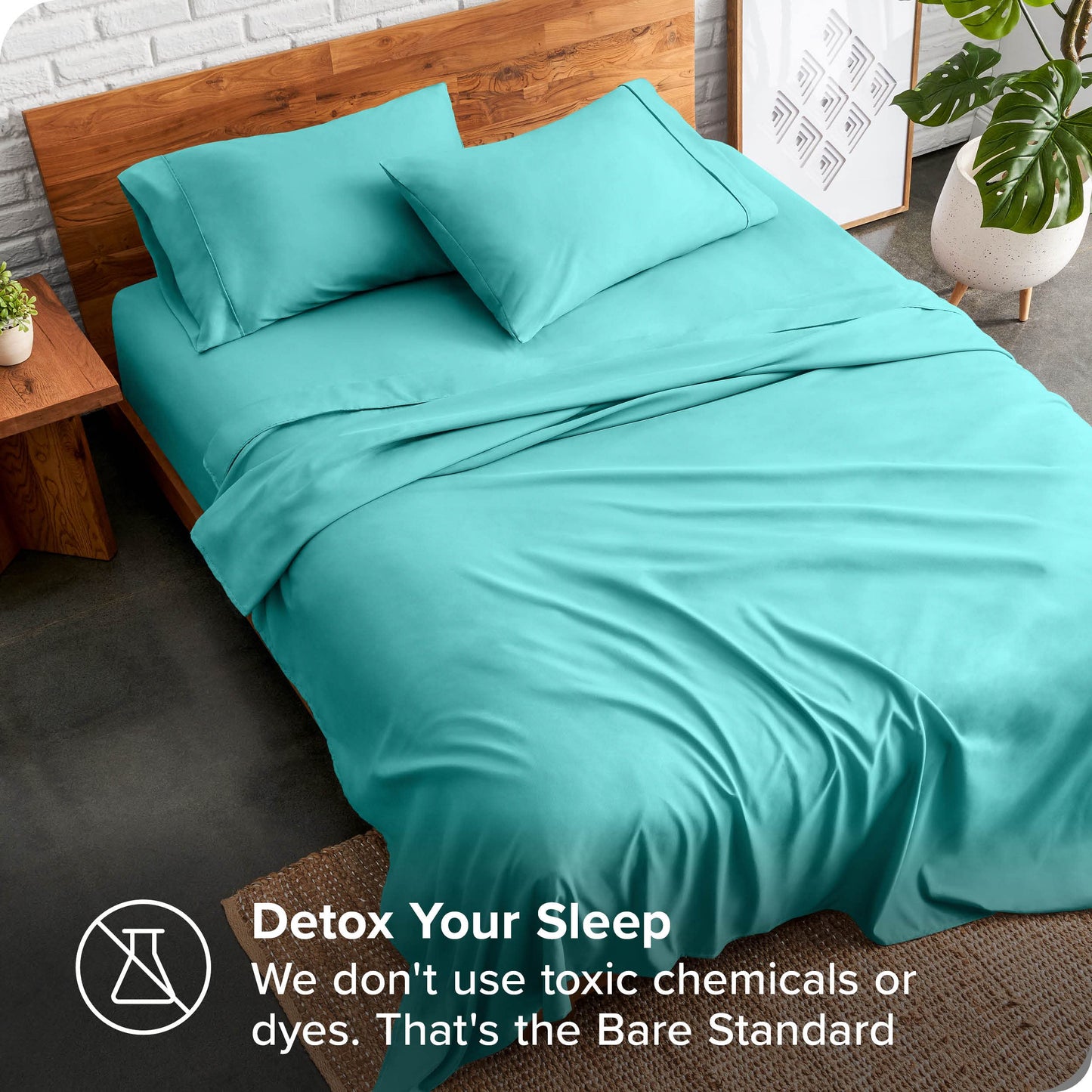 Bare Home Full Sheet Set - 1800 Ultra-Soft Microfiber Full Bed Sheets