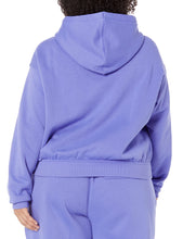 Amazon Essentials Women's Crop Hoodie Sweatshirt (Available in Plus Size), Purple Blue, Medium