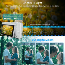 16X Zoom 4K Digital Camera for Photography and Video, Point and Shoot Digital Cameras