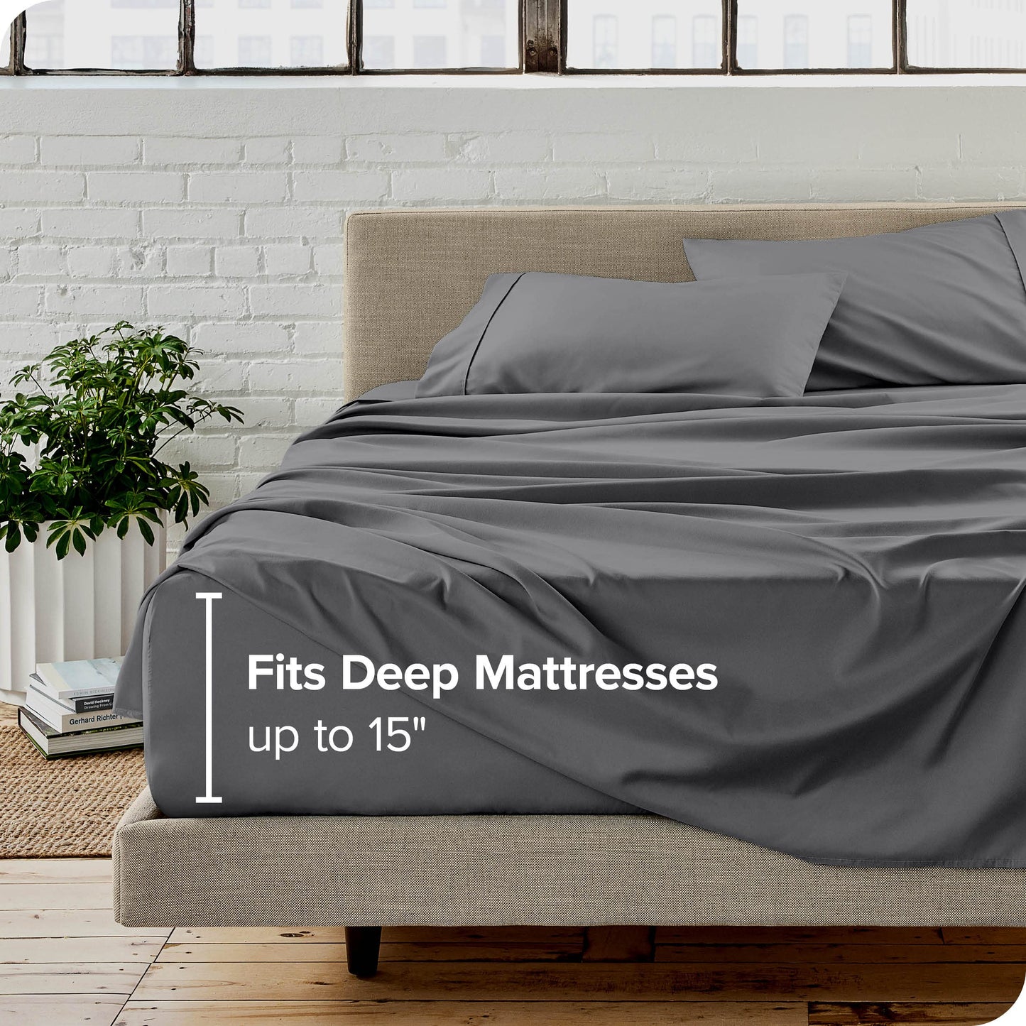 Bare Home Full Sheet Set - 1800 Ultra-Soft Microfiber Full Bed Sheets