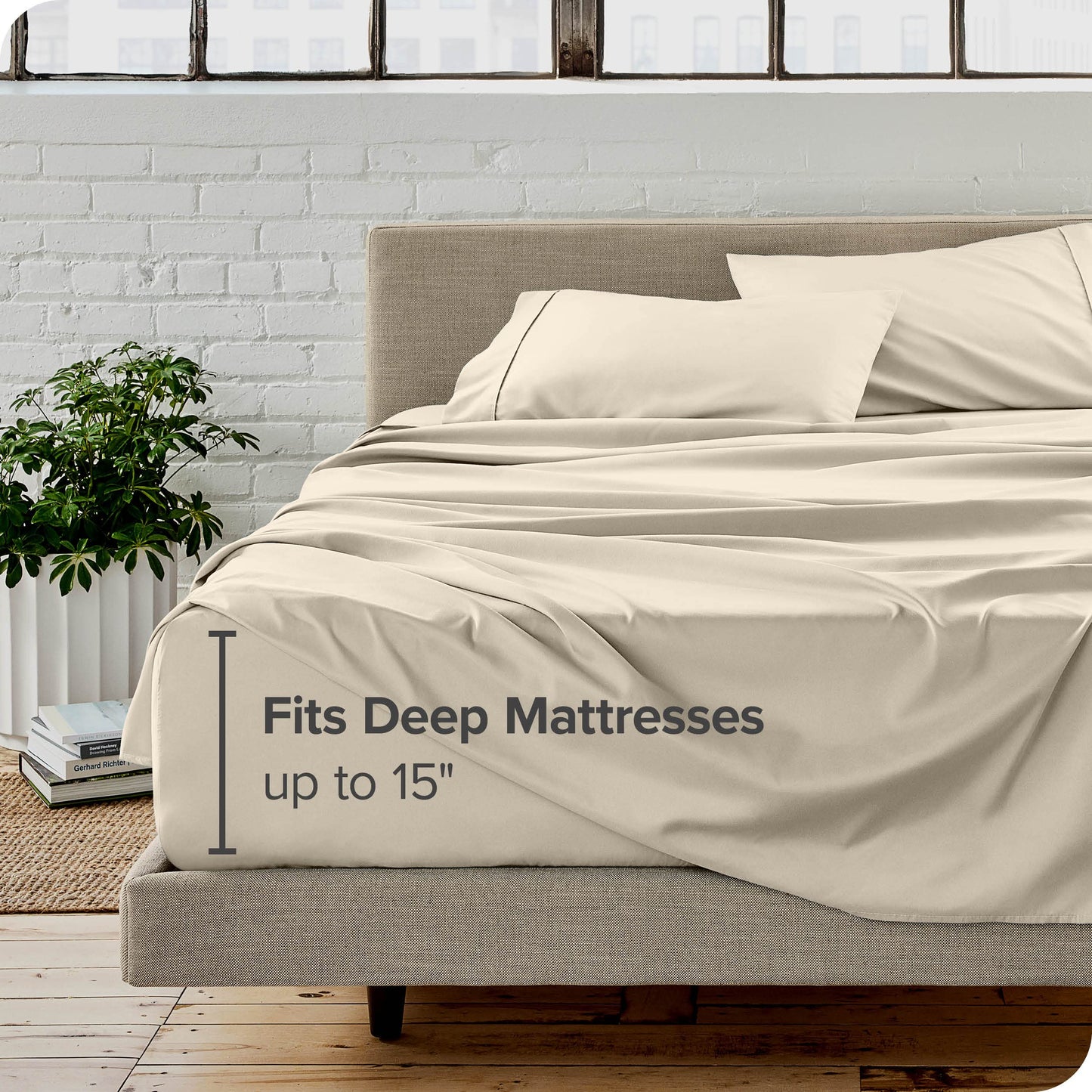 Bare Home Full Sheet Set - 1800 Ultra-Soft Microfiber Full Bed Sheets