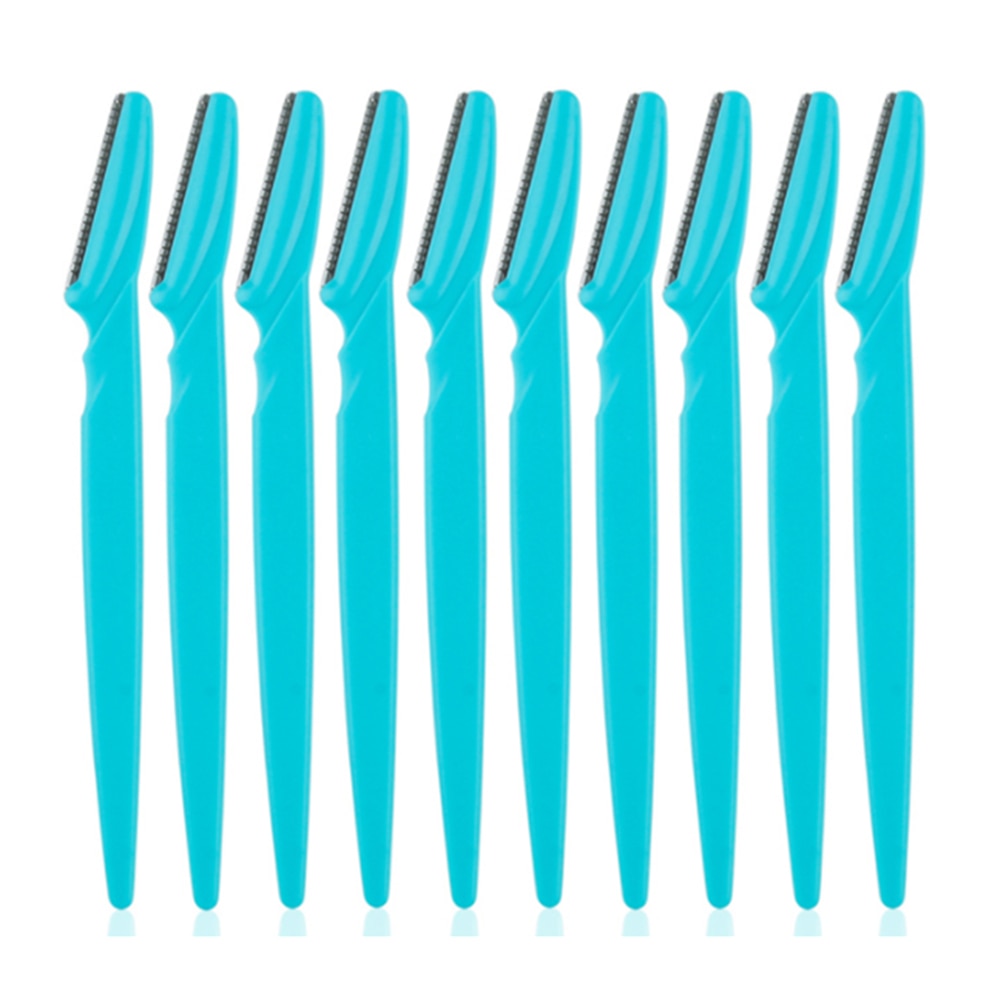 3/10Pcs Eyebrow Razor Eyebrow Trimmer Women Face Razor Hair Remover Eye Brow Shaver Blades for Cosmetic Beauty Makeup Tools