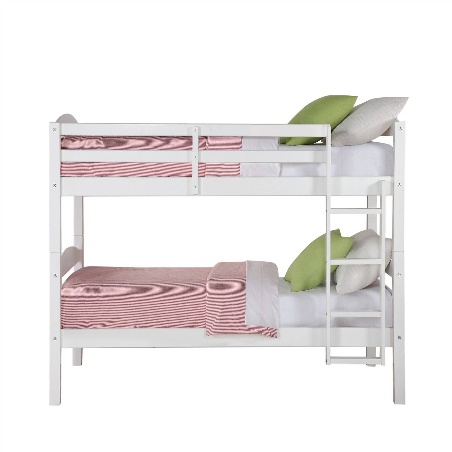Better Homes & Gardens Leighton Wood Twin-Over-Twin Bunk Bed, Mocha