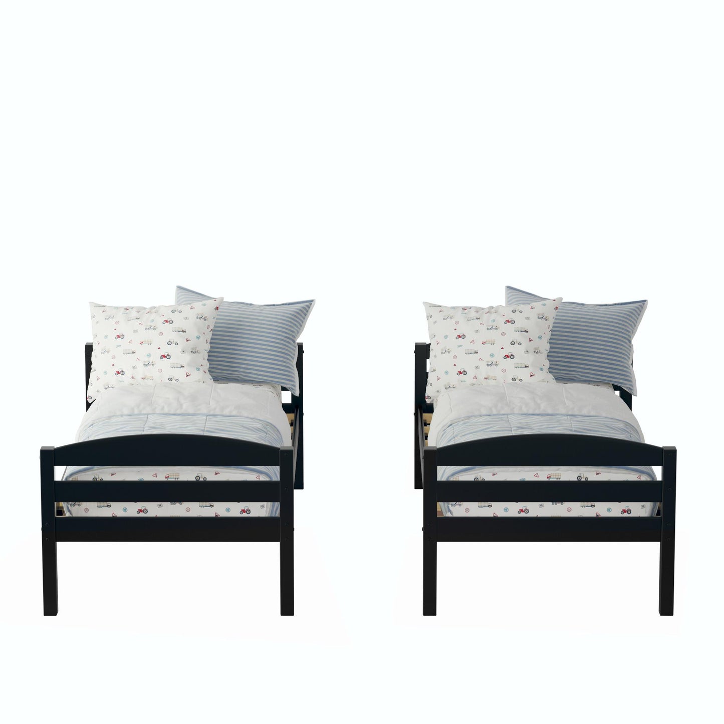 Better Homes & Gardens Leighton Wood Twin-Over-Twin Bunk Bed, Mocha