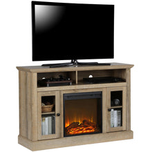 Ameriwood Home Chicago Electric Fireplace TV Console for TVs up to a 55", Natural