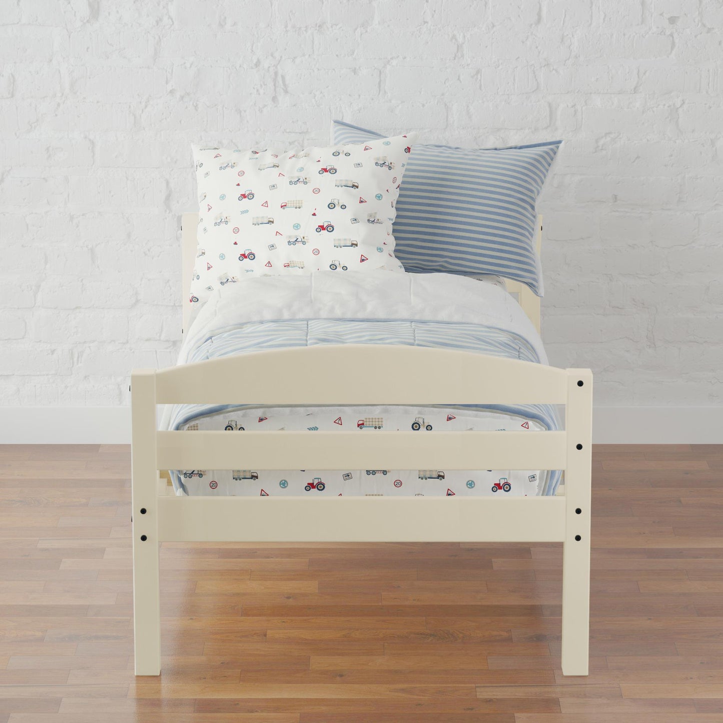 Better Homes & Gardens Leighton Wood Twin-Over-Twin Bunk Bed, Mocha