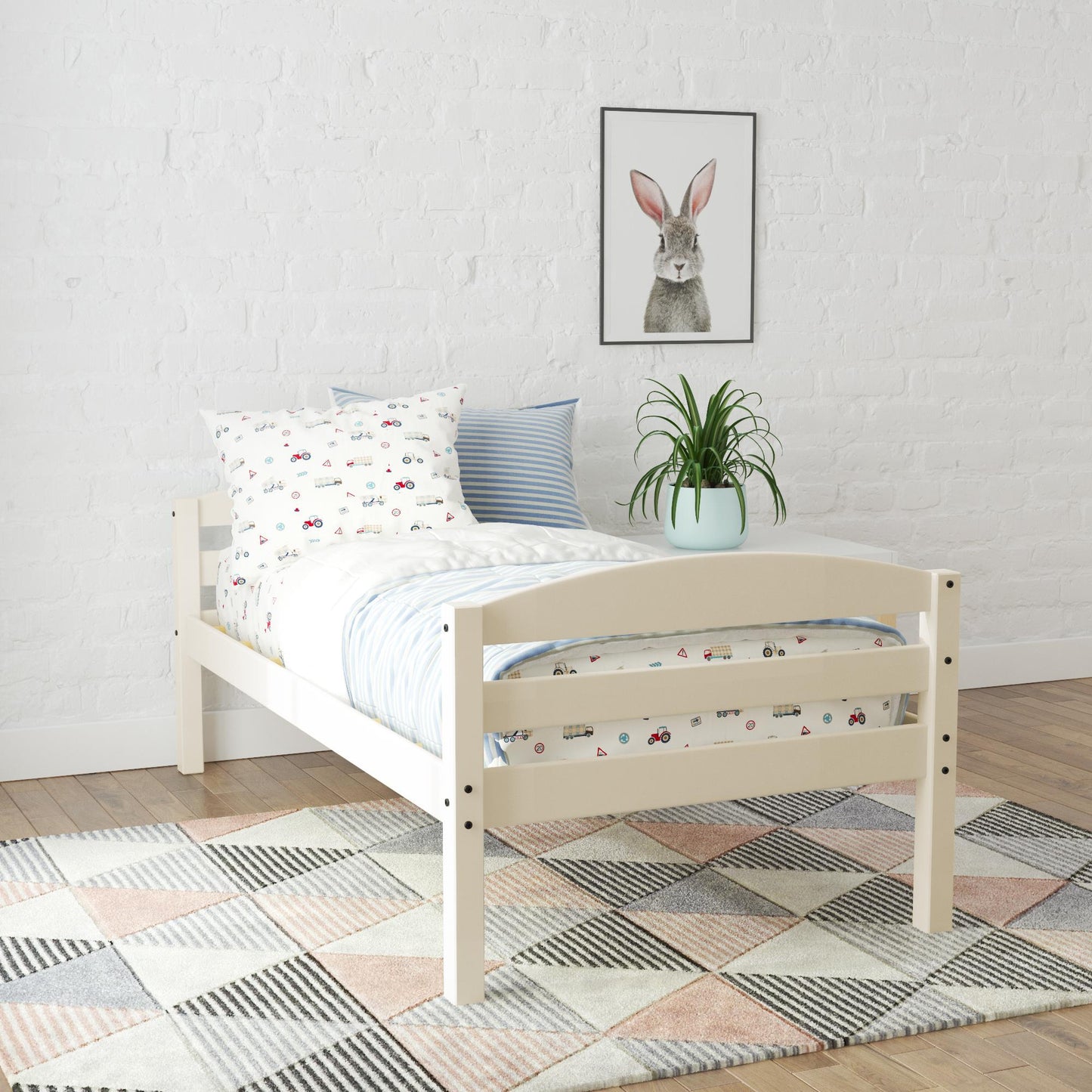 Better Homes & Gardens Leighton Wood Twin-Over-Twin Bunk Bed, Mocha