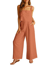 ANRABESS 2pc Outfits for Women Summer Casual Linen Lounge Matching Set Crop Top Wide Leg Long Pants Jumpsuit 2023 Spring Fashion Clothes Tracksuit 732jiezong-M