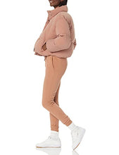 Amazon Essentials Women's Crop Puffer Jacket (Available in Plus Size), Neon Pink, 4X