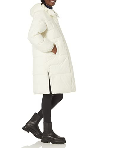 Amazon Essentials Women's Long Puffer Jacket (Available in Plus Size), Light Brown, XX-Large