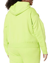 Amazon Essentials Women's Crop Hoodie Sweatshirt (Available in Plus Size), Purple Blue, Medium