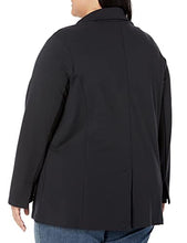 Amazon Essentials Women's Relaxed-Fit Soft Ponte Blazer, Navy, X-Large