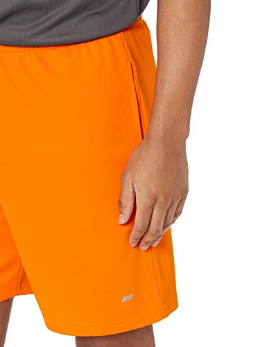 Amazon Essentials Men's Performance Tech Loose-Fit Shorts (Available in Big & Tall), Pack of 2, Black/Grey, Medium