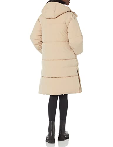 Amazon Essentials Women's Long Puffer Jacket (Available in Plus Size), Light Brown, XX-Large
