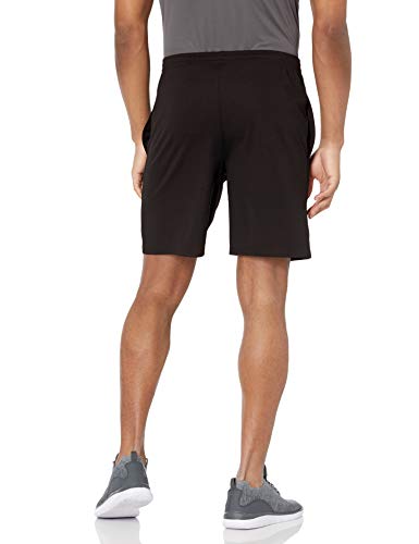 Amazon Essentials Men's Performance Tech Loose-Fit Shorts (Available in Big & Tall), Pack of 2, Black/Grey, Medium