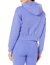 Amazon Essentials Women's Crop Hoodie Sweatshirt (Available in Plus Size), Purple Blue, Medium