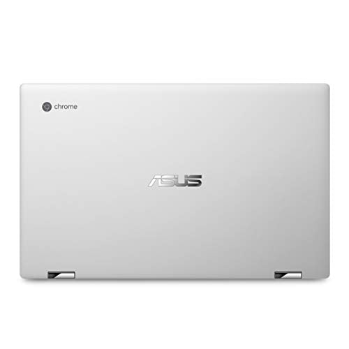 ASUS Chromebook Flip C434 2-In-1 Laptop, 14" Full HD Touchscreen 4-Way NanoEdge, Intel Core M3-8100Y Processor, 4GB RAM, 64GB eMMC Storage, All-Metal Body, Backlit KB, Chrome OS- C434TA-DSM4T, Silver