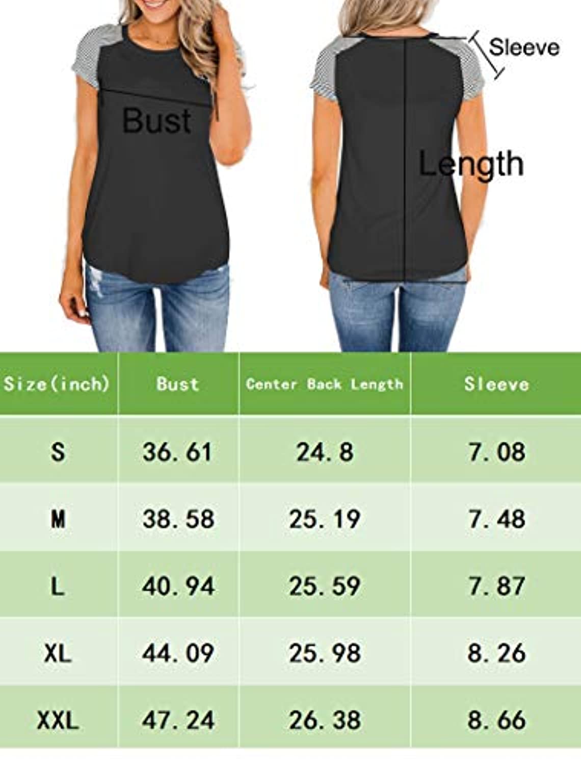 Bingerlily Women's Summer Short Sleeve T Shirts