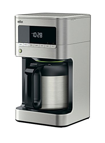 Braun KF7175 Brew Sense Thermal Drip Coffee Maker, Stainless Steel