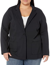Amazon Essentials Women's Relaxed-Fit Soft Ponte Blazer, Navy, X-Large