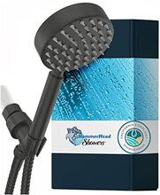 ALL METAL Handheld Shower Head with Hose and Brass Holder