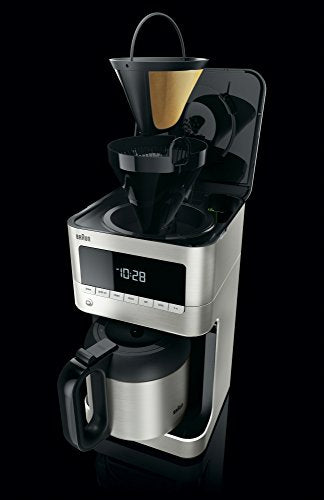 Braun KF7175 Brew Sense Thermal Drip Coffee Maker, Stainless Steel