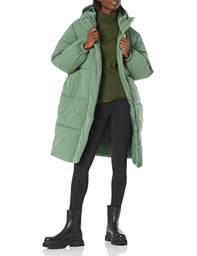 Amazon Essentials Women's Long Puffer Jacket (Available in Plus Size), Light Brown, XX-Large